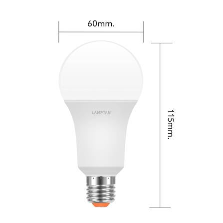 หลอด LED LAMPTAN A60 BRIGHT 13 วัตต์ DAYLIGHT E27_3