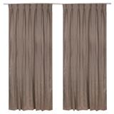 PLEATED CURTAIN PASAYA 22110SBAF 100X225CM BROWN