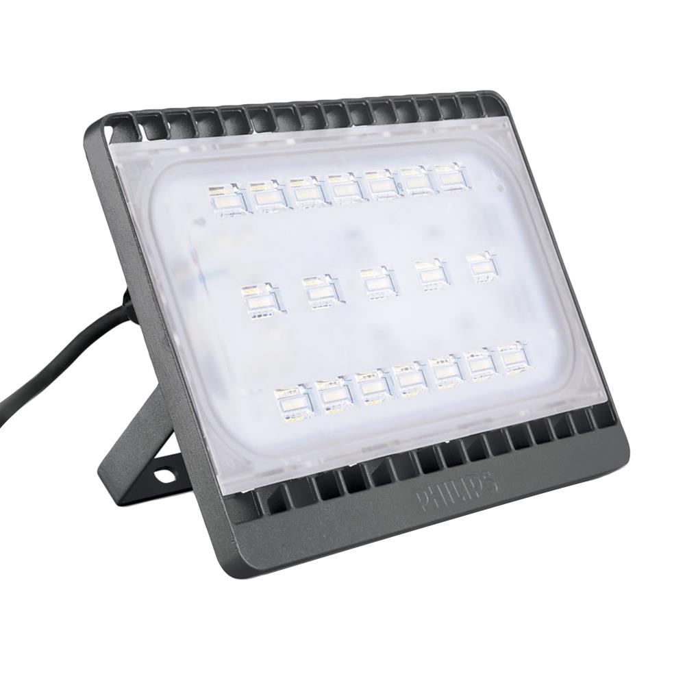 สปอตไลท์ภายนอก ทรงเหลี่ยม LED BVP172 LED43 50W CW PHILIPS โลหะ MODERN 20.3x26.8x5.8 ซม. สีเทา