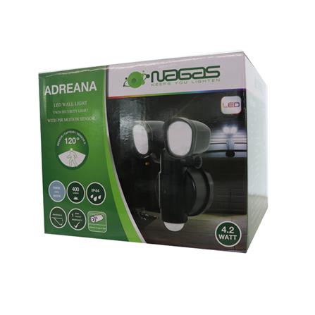 สปอตไลท์ SOLAR NAGAS MOTION 4.2 วัตต์ สีดำ_2