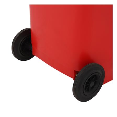 ถังขยะเหลี่ยม ฝาเปิด-ปิด มีล้อ ACCO 240L สีแดง_4