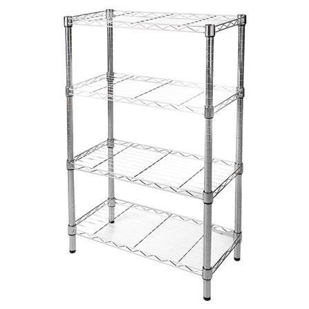 4 TIER SHELVES STACKO BAZE 60X30X97.5CM CHROMIUM