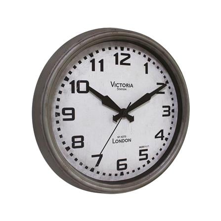 นาฬิกาแขวน ON TIME MORPHIN VINTAGE 16.5 นิ้ว สีเทา_0