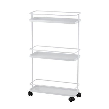 3-TIER NARROW UTILITY CART STACKO FINITE 35.5X14X62CM WHITE_0