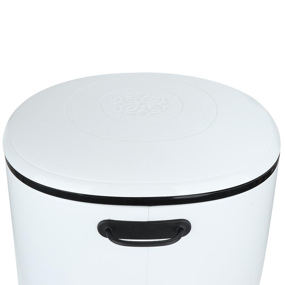 ถังขยะเหยียบกลม ACCO MILD SOFT CLOSE ขนาด 12L สีขาว