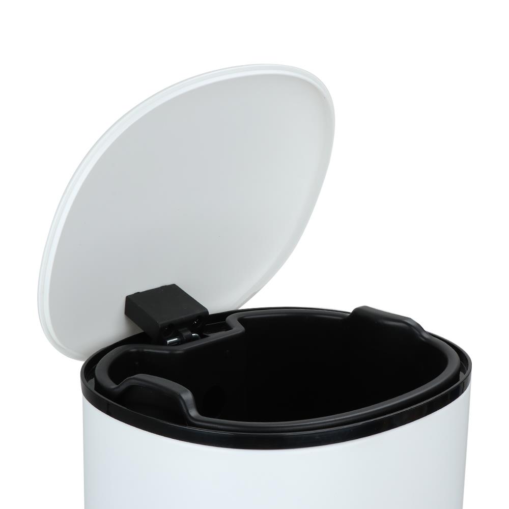 ถังขยะเหยียบกลม ACCO MILD SOFT CLOSE ขนาด 5L สีขาว