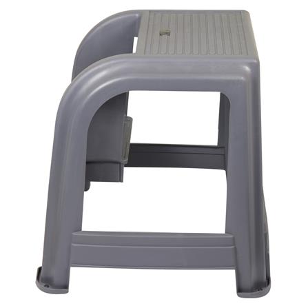 บันไดพลาสติก MATALL 2 ขั้น สีเทา_2