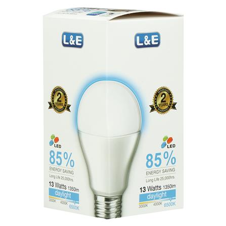 หลอด LED L&E Bulb 13 วัตต์ DAYLIGHT E27_2