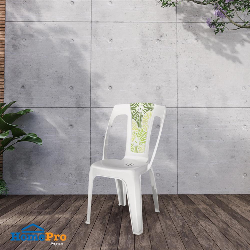 PLASTIC CHAIR SPRING LOTUS WHITE