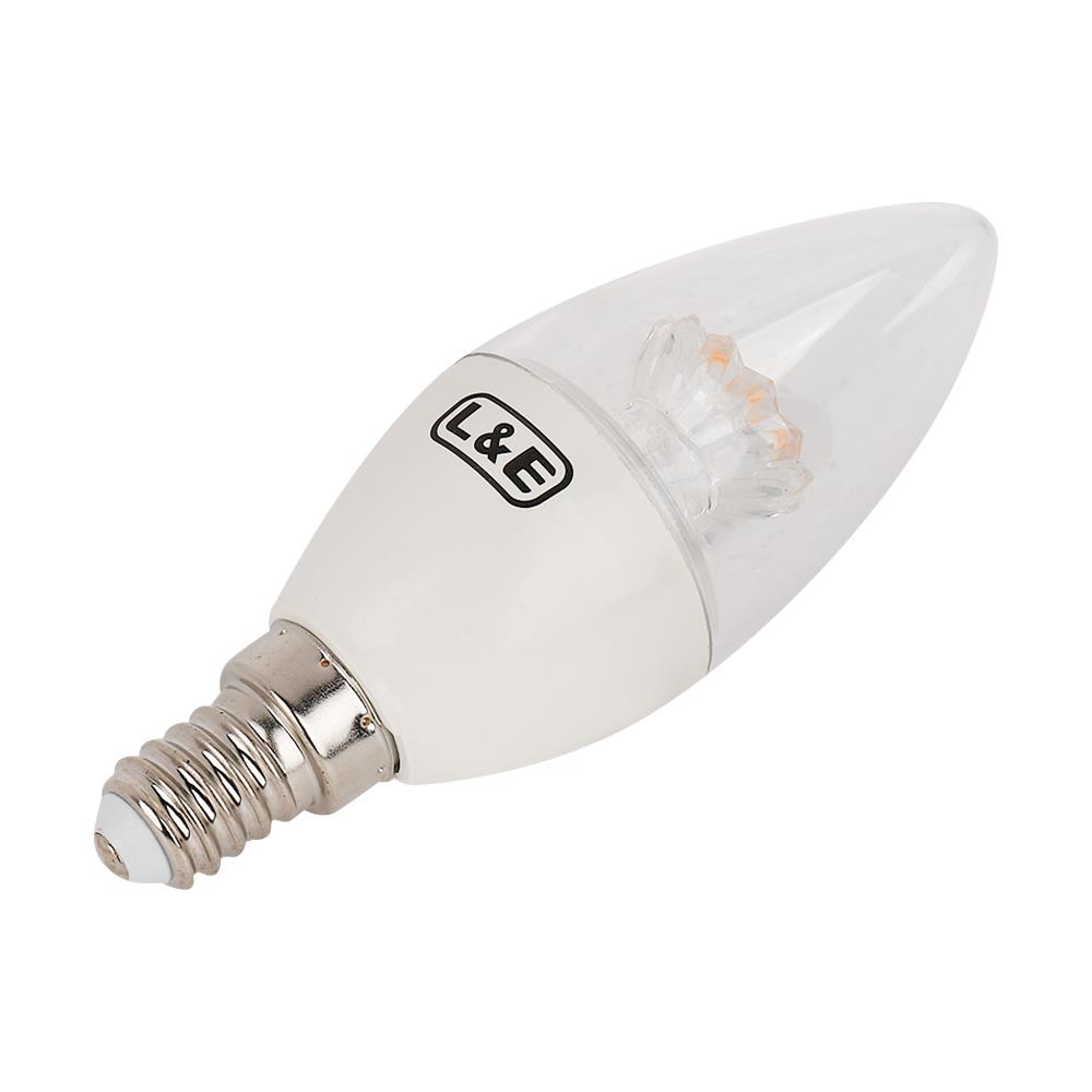 หลอด LED L&E CANDLE DIMMABLE E14 6 วัตต์ WARMWHITE
