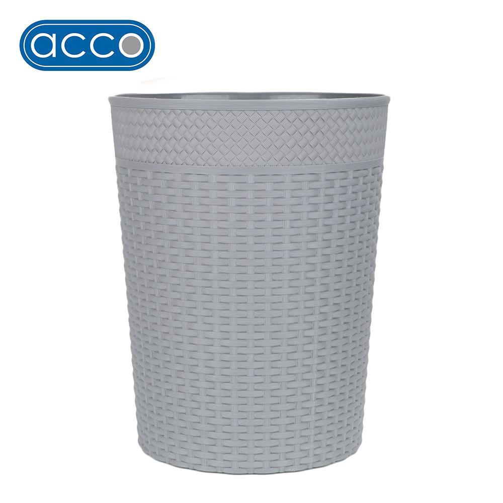 ถังขยะกลม ACCO BASKET ขนาด 10L สีเทา