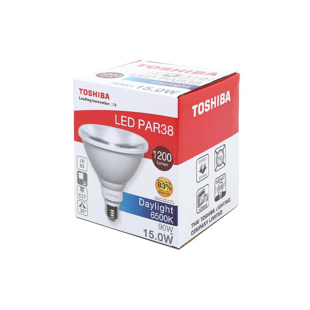 หลอด LED TOSHIBA PAR38 15 วัตต์ DAYLIGHT E27
