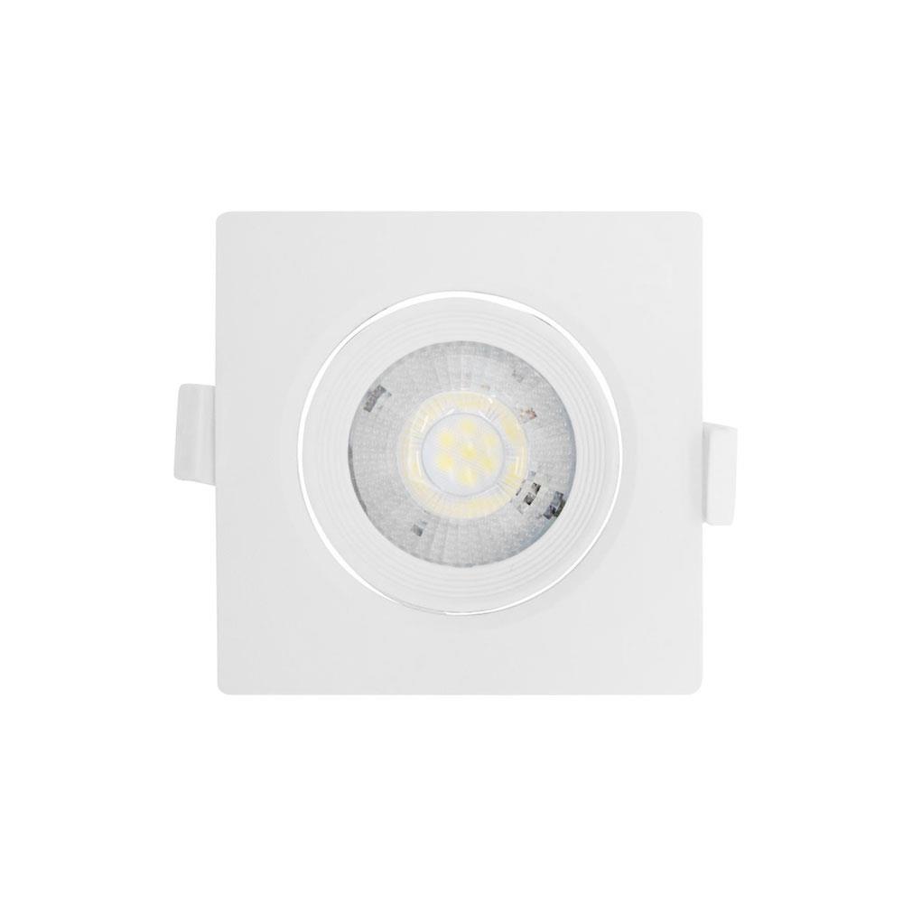 ดาวน์ไลท์ LED TOSHIBA LCSC00727WTH1SQ พลาสติก 3" เหลี่ยม สีขาว