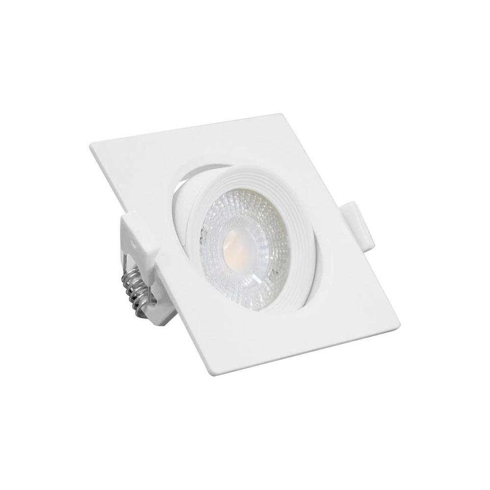 ดาวน์ไลท์ LED TOSHIBA LCSC00727WTH1SQ พลาสติก 3" เหลี่ยม สีขาว