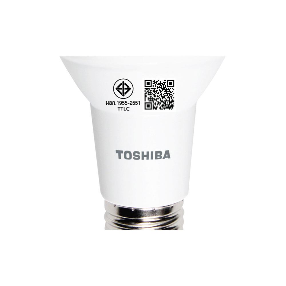 หลอดไฟ LED TOSHIBA ขั้ว E27 แสงเดย์ไลท์