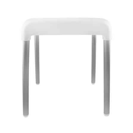 CHAIR WITH ALUMINUM LEGS PLIM L 32x25x40cm WHITE