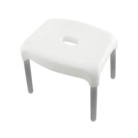 CHAIR WITH ALUMINUM LEGS PLIM M 32X25X30cm WHITE
