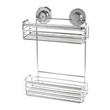 2-TIER KITCHEN RACK WITH SUCTION CUP KECH KECH121 STAINLESS STEEL