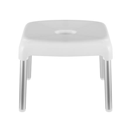 CHAIR WITH ALUMINUM LEGS PLIM S 32x25x25cm WHITE