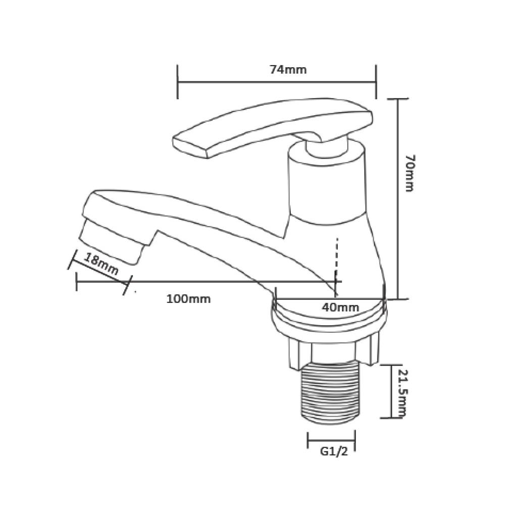ก๊อกอ่างล้างหน้าเดี่ยว BENN BN 60A8996