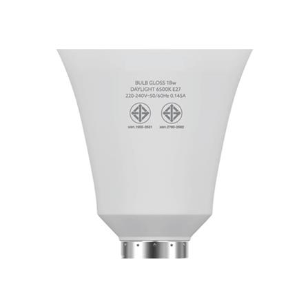 หลอด LED BULB GLOSS 18 วัตต์ DAYLIGHT E27 LAMPTAN_5