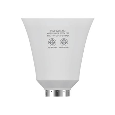 หลอด LED LAMPTAN BULB GLOSS 18W WARMWHITE E27_5