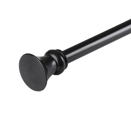 STEEL TENSION ROD HOME LIVING STYLE EGYPTIAN 180-310CM BLACK