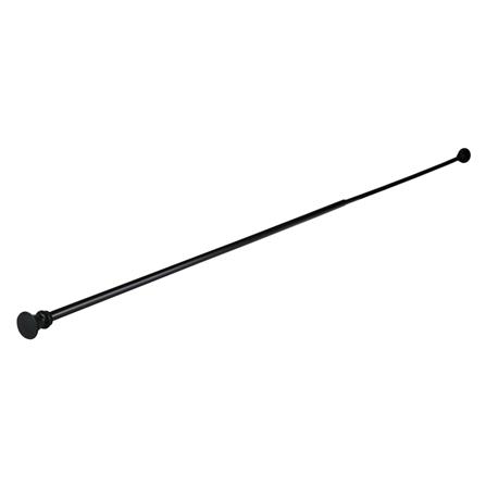 STEEL TENSION ROD HOME LIVING STYLE EGYPTIAN 110-210CM BLACK