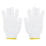ANTI-SLIP KNITTED GLOVES PARAGON WHITE/YELLOW
