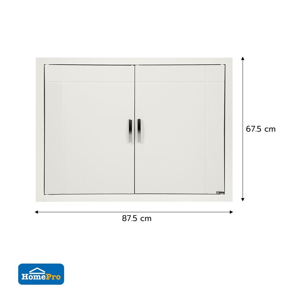 ตู้แขวนคู่ CABIN PP G6 87.5X67.5 ซม. สีครีม