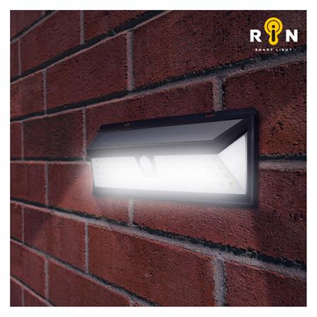 ไฟผนังภายนอก SOLAR RIN 216128001 16 วัตต์ COOL WHITE สีดำ_11