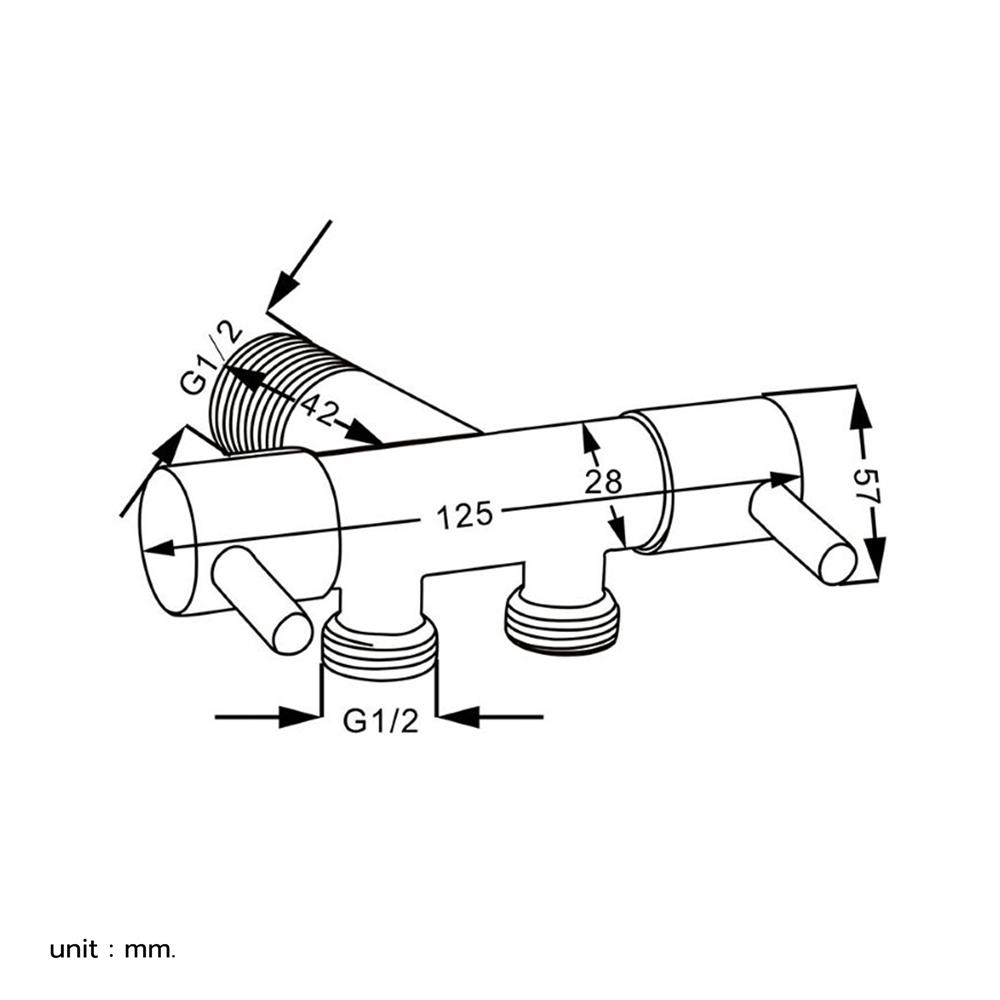 สต๊อปวาล์ว 2 ทาง RASLAND RA SS-1900
