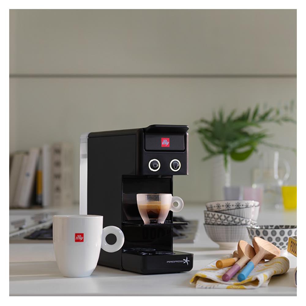 PRESSURE COFFEE MAKER MACHINE ILLY Y3.2 BLACK