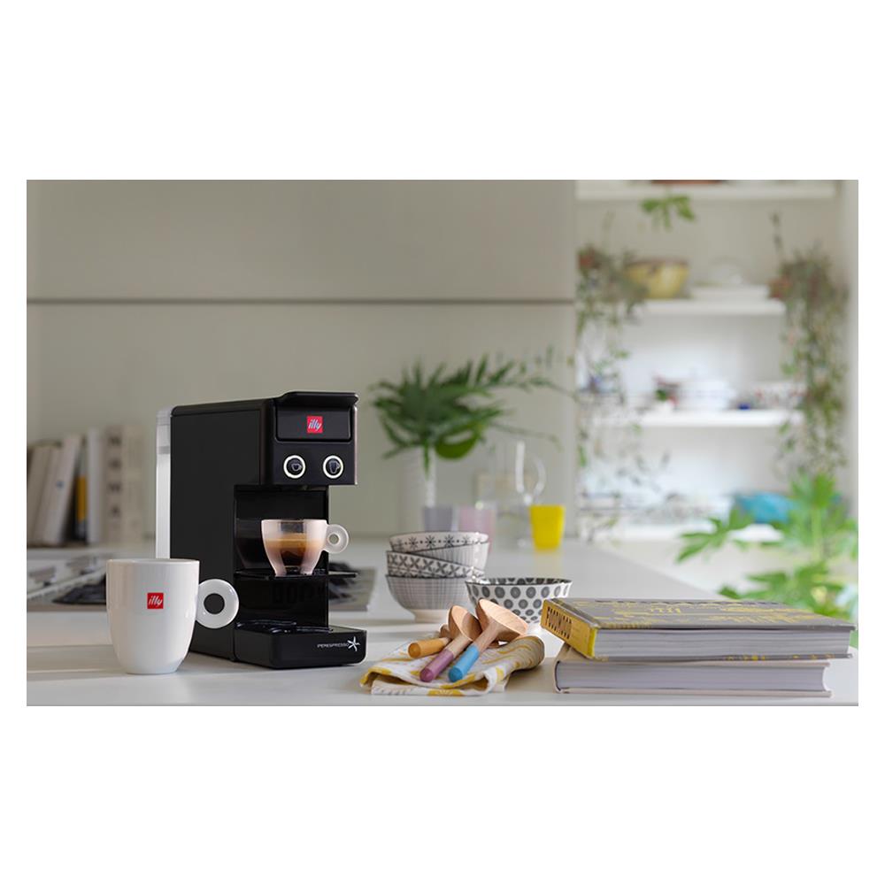 PRESSURE COFFEE MAKER MACHINE ILLY Y3.2 BLACK
