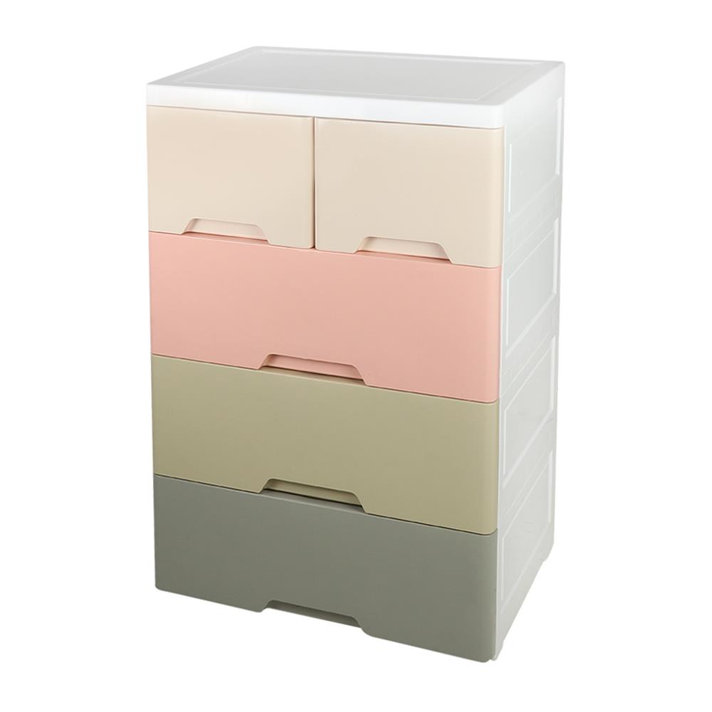 ตู้ลิ้นชัก 4 ชั้นทึบ STACKO M4 40x58x93.5 ซม. สี PASTEL