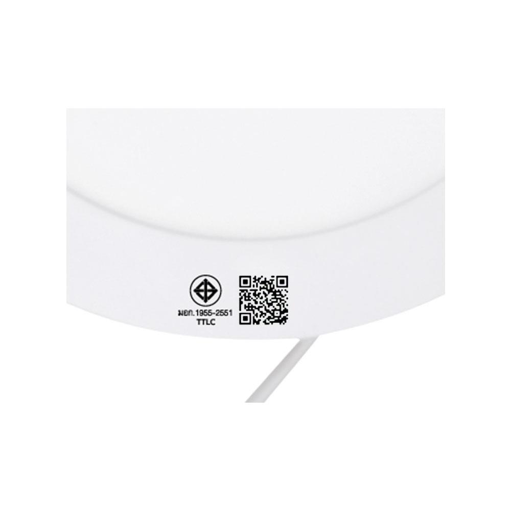 ดาวน์ไลท์LED LCDLSG3RO15วัตต์ DAYLIGHT TOSHIBA พลาสติก ขาว 8" กลม