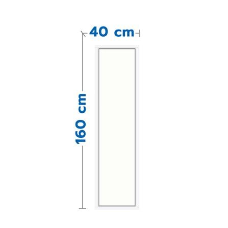 ช่องแสง อะลูมิเนียม LYNN PRIME 160x40 ซม. สีขาว