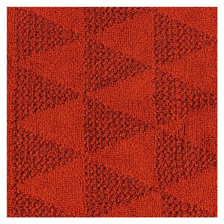 TOWEL RUG HOME LIVING STYLE PYRAMID 17X28" ORANGE