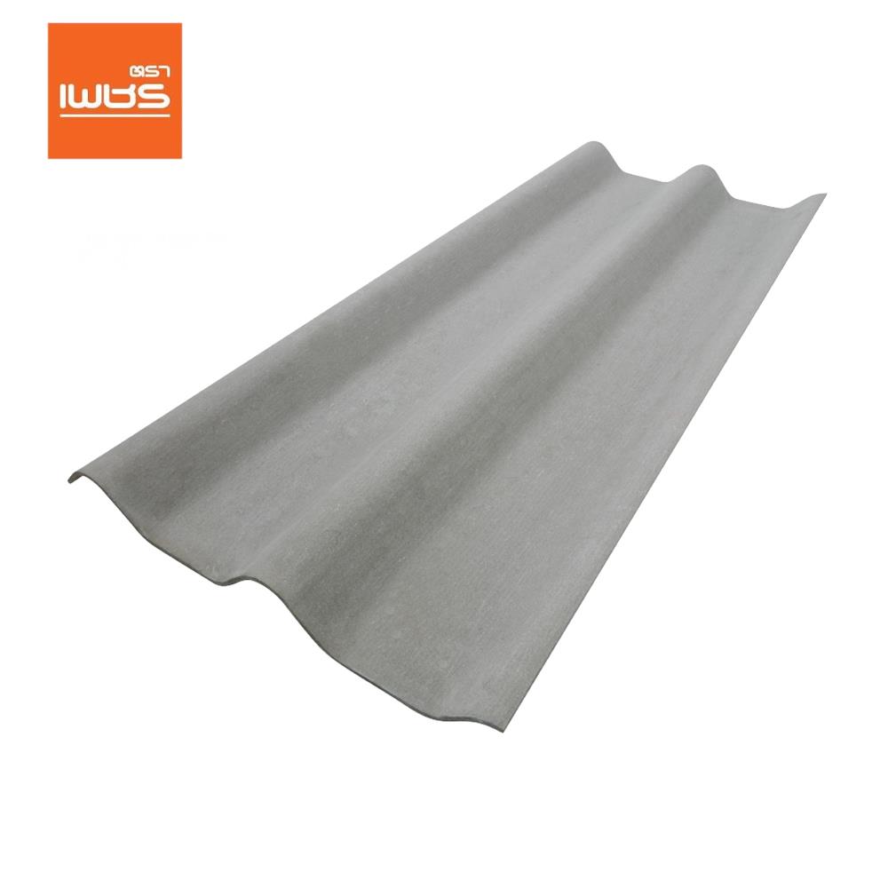 กระเบื้องหลังคา ลอนคู่ ตราเพชร 0.5x50x120 ซม. สีธรรมชาติ