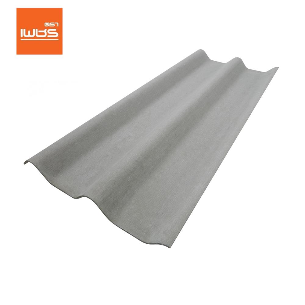 กระเบื้องหลังคา ลอนคู่ ตราเพชร 0.4x50x120 ซม. สีธรรมชาติ