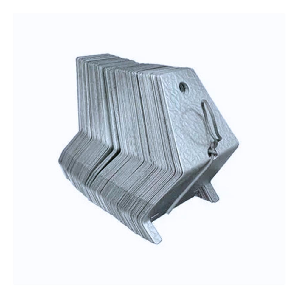 ล็อกกิ้งคีย์ TRK 2.5x4 ซม. สีเงิน (แพ็ก 50 ชิ้น)