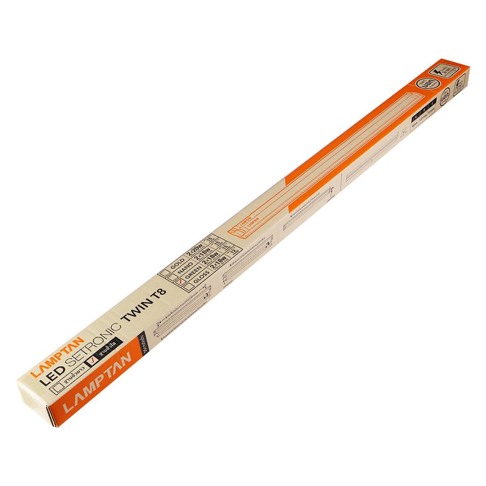 ชุดรางนีออน LED LED SETRONIC TWIN GREEN LAMPTAN อะลูมิเนียม/พลาสติก โมเดิร์น