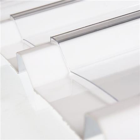 แผ่นโปร่งแสง ลอนเมทัลชีท LUMINA 760 1.35 มม. x 0.84x3.2 ม. สีใส_2