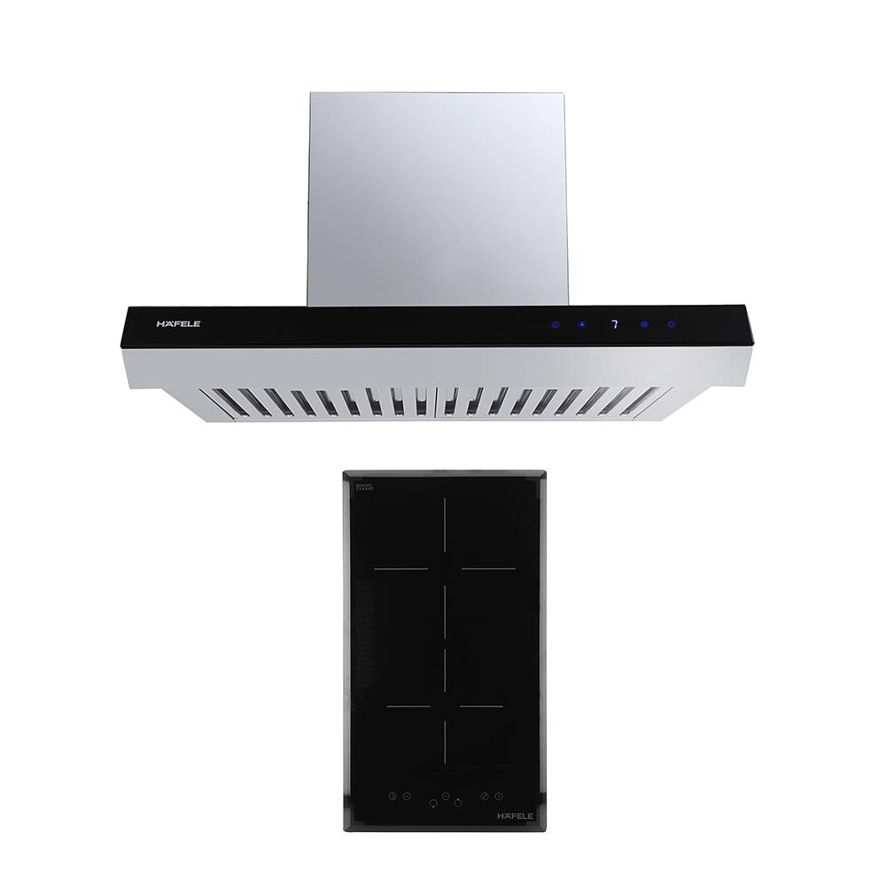 เตาฝัง+เครื่องดูดควัน HAFELE HH302SCGCN+HHAWS60