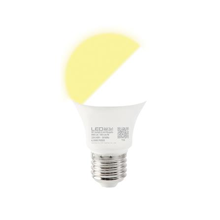 หลอด LED EVE A60 ไล่ยุง 2in1 DL/YL E27 EVE 8 วัตต์_1
