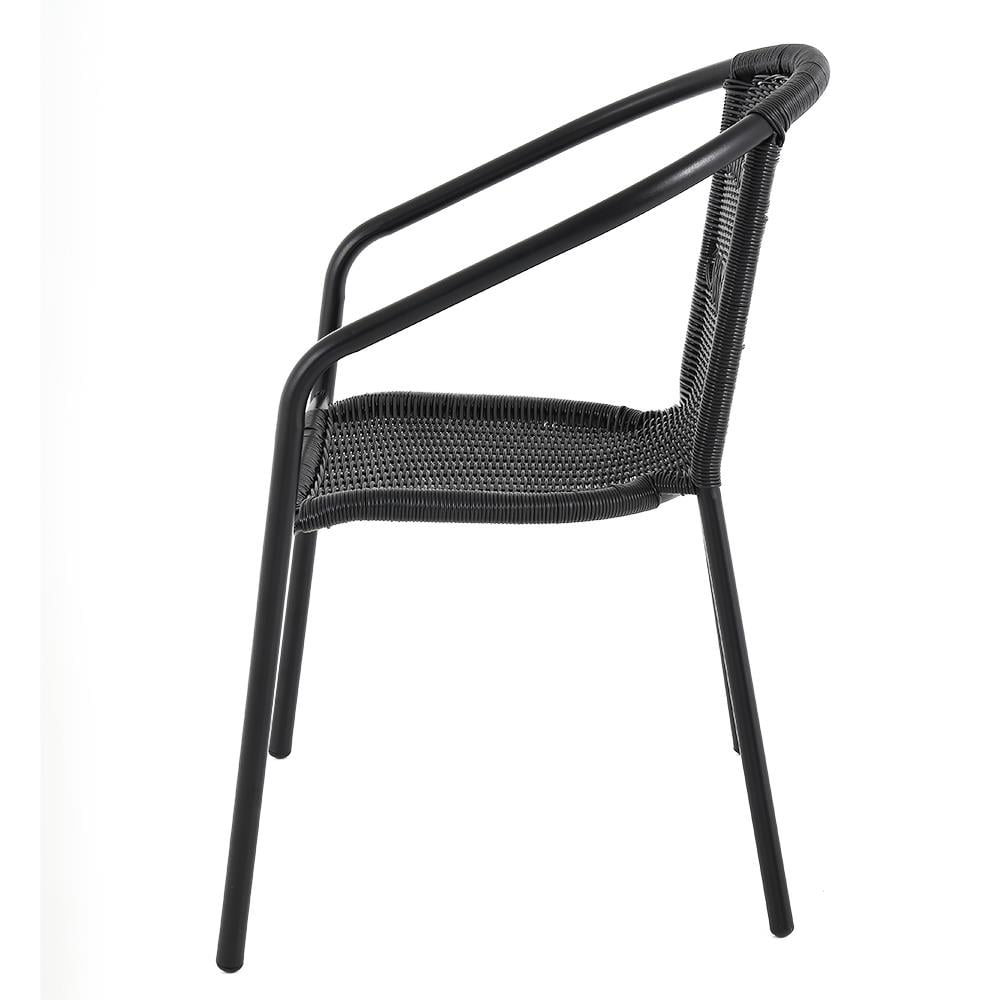 เก้าอี้หวายเทียม SPRING CHOCO BLACK X สีดำ