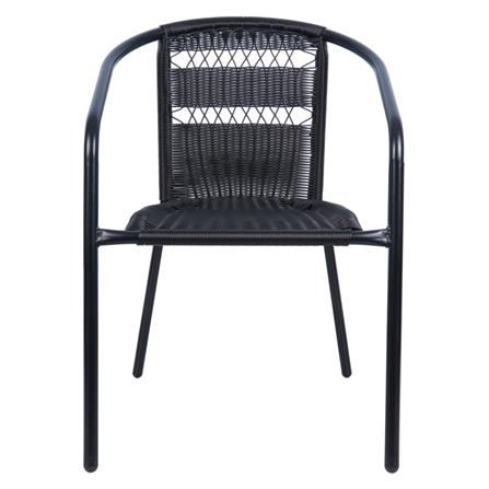 เก้าอี้หวายเทียม SPRING CHOCO BLACK X สีดำ_2