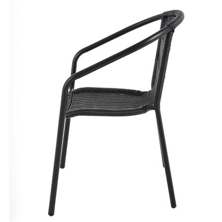 เก้าอี้หวายเทียม SPRING CHOCO BLACK X สีดำ_4