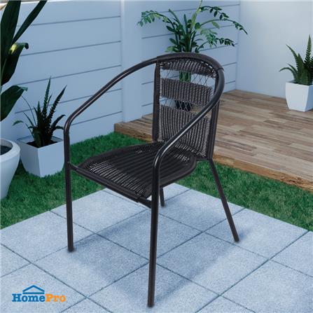 เก้าอี้หวายเทียม SPRING CHOCO BLACK X สีดำ_7