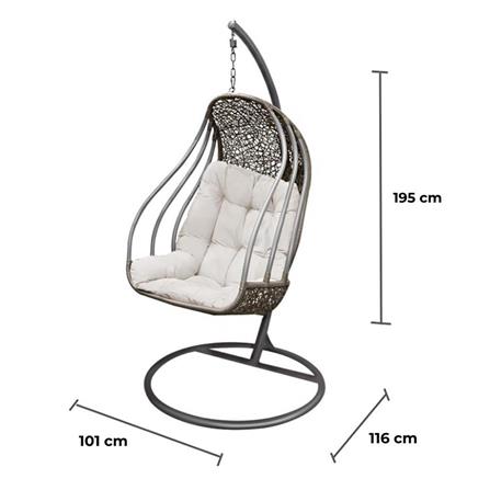 ชิงช้า 1 ที่นั่ง SPRING MONTE สีเทา_8